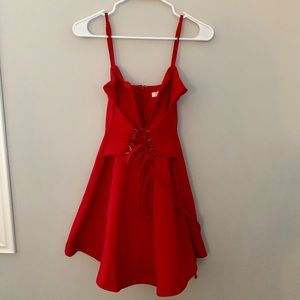 Boutique Deep V Neck Dress